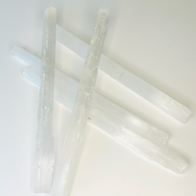 Selenite/Satin Spar  Charging Bar 12"