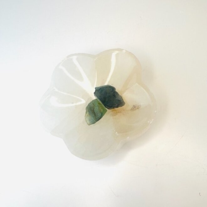 Selenite Rose Bowl