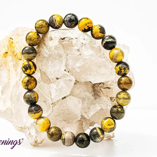 BumbleBee Jasper Bracelet 8mm