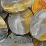Bumblebee Jasper Flat - Large Oval 2"