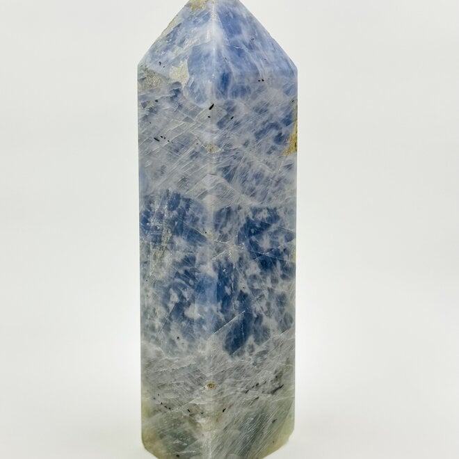 Blue Celestite Obelisk  6"