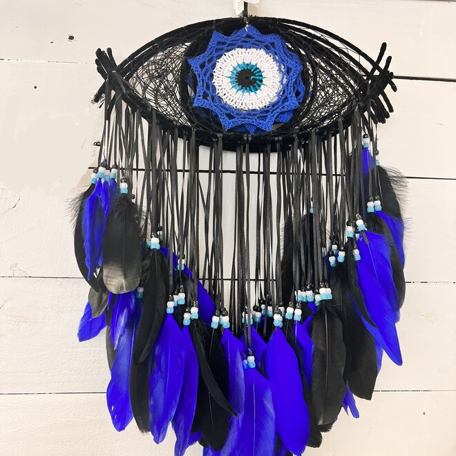 Handmade Macrame Evil Eye Dream Catcher