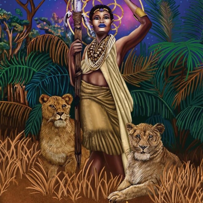 African Goddess Rising Oracle