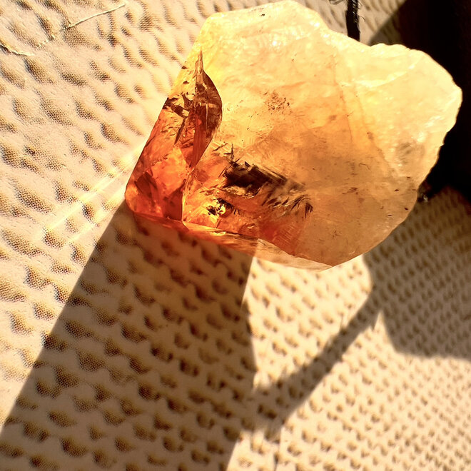 Pendant / Raw Citrine Point