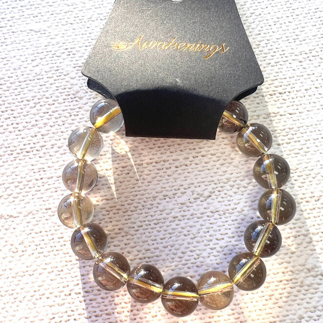 Smoky Citrine Bracelet 10mm