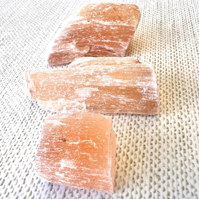 Orange Selenite Raw Small