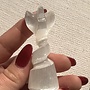Selenite Spiral Angel 3"