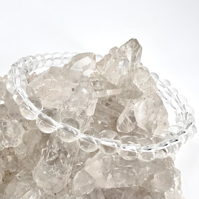 Clear Quartz 6mm Bracelet