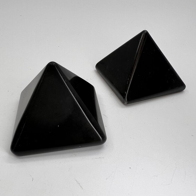 Black Obsidian Pyramid - 50x45mm