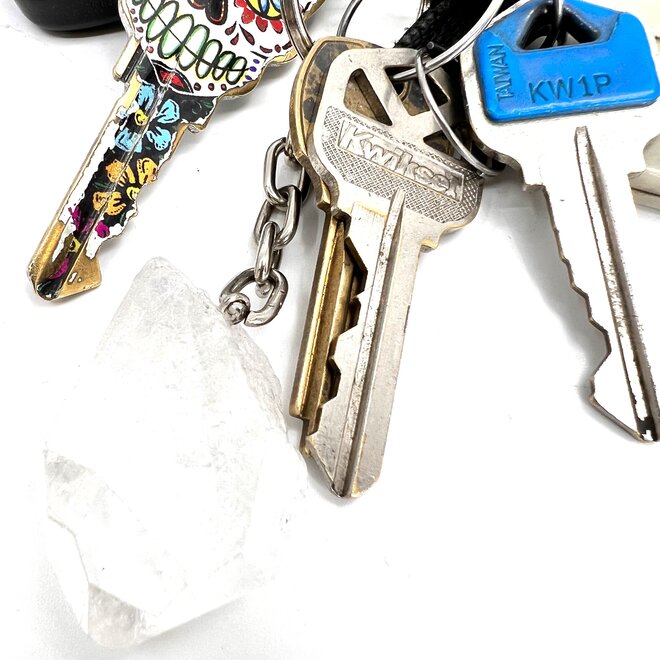 Quartz Keychain