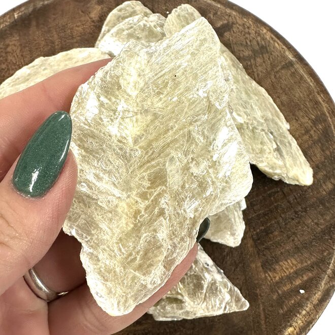 Gold Mica (Muscovite) Slab Rough Natural Raw