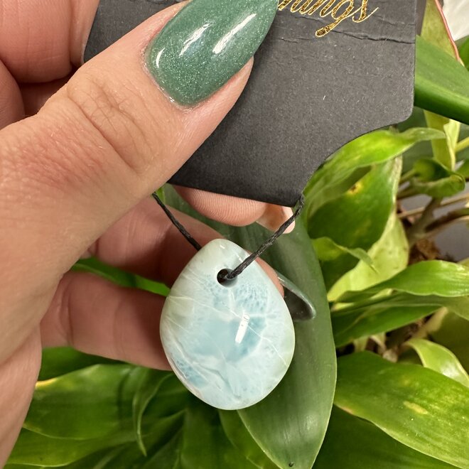 Larimar(Dolphin Stone)  Pendant Large