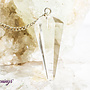 clear quartz pendulum