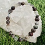 Bracelet Phantom Quartz 6mm - round stone