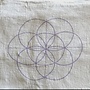 Cloth Crystal Grid - Sacred Geometry Seed of Life
