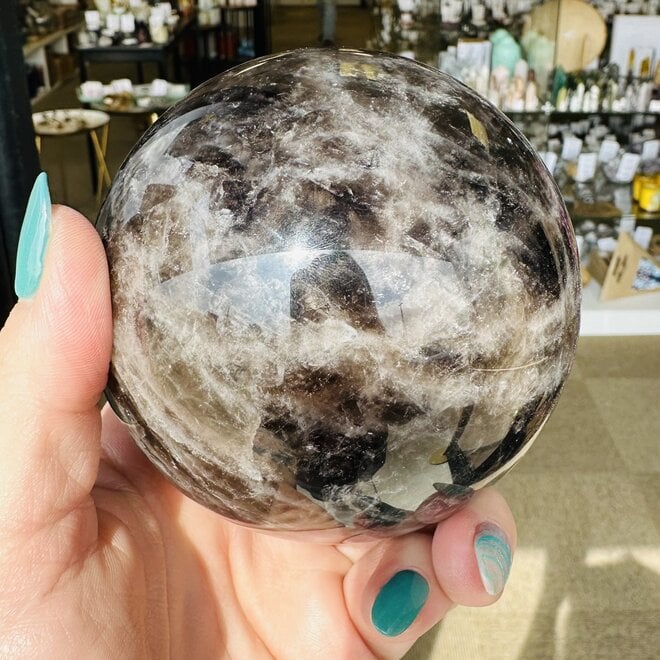 Smoky Quartz Sphere 95mm