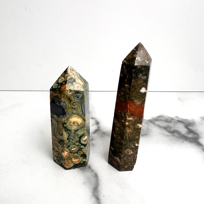 Rainforest Jasper Tower 3"-3.5" E