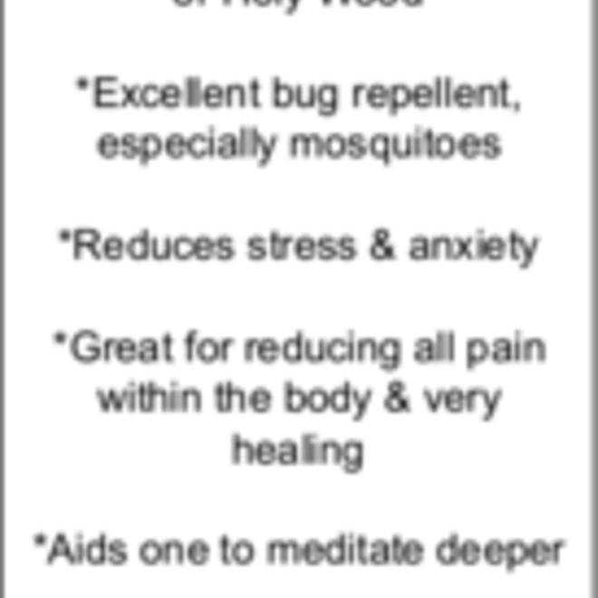 Palo Santo  - Grounding and Protecting Spray