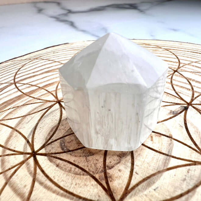 Selenite Mini Point  1"
