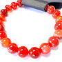 Banded Carnelian 6mm Bracelet