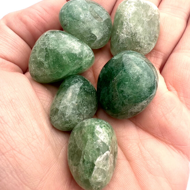 Green Strawberry Quartz Tumble