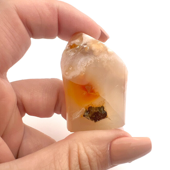 Flower Agate/ Cherry Blossom Mini Flame