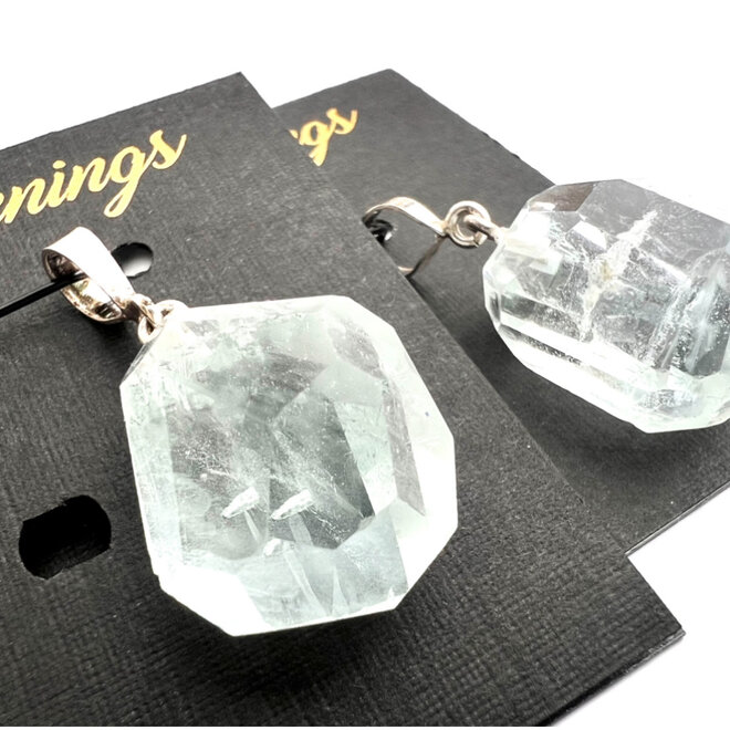 Aquamarine Sterling Silver Pendant