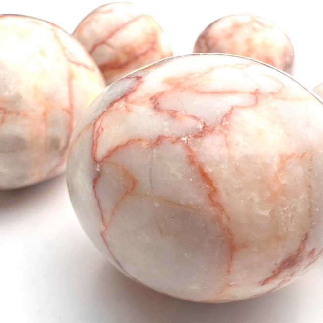 Red Vein Network Jasper Tumble