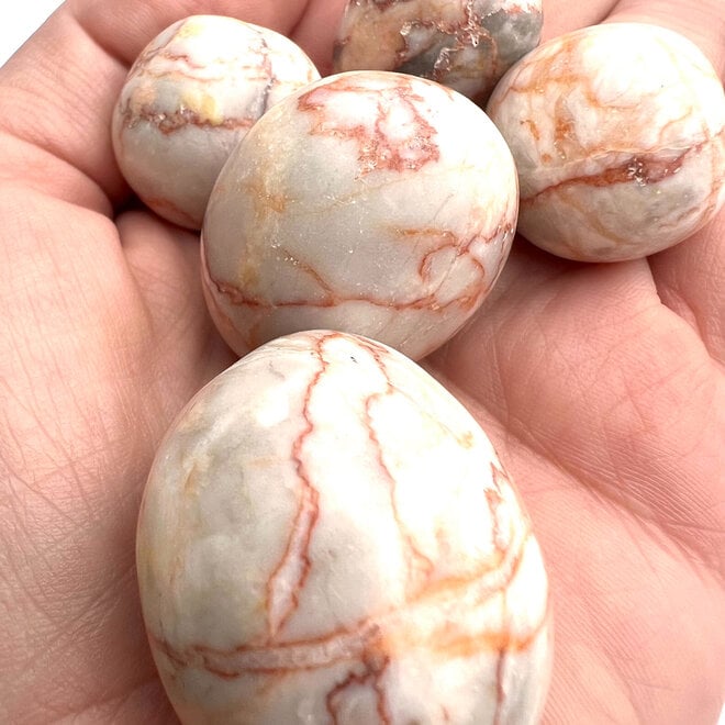 Red Vein Network Jasper Tumble