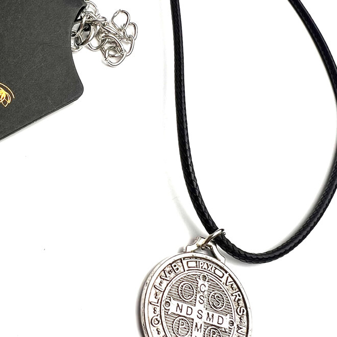St. Benedict Charm on Cord