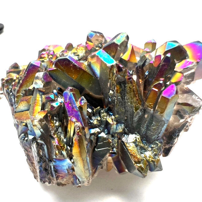 Titanium Quartz Cluster Pendant
