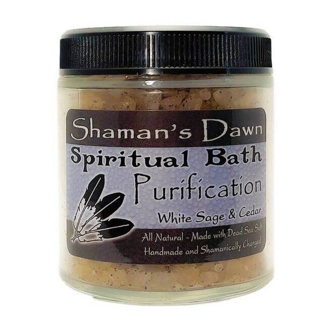 Spiritual Bath Salt - Purification with White Sage & Cedar