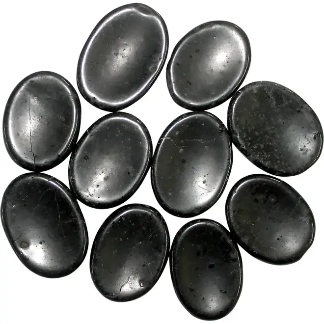 Black Tourmaline Worry Stone
