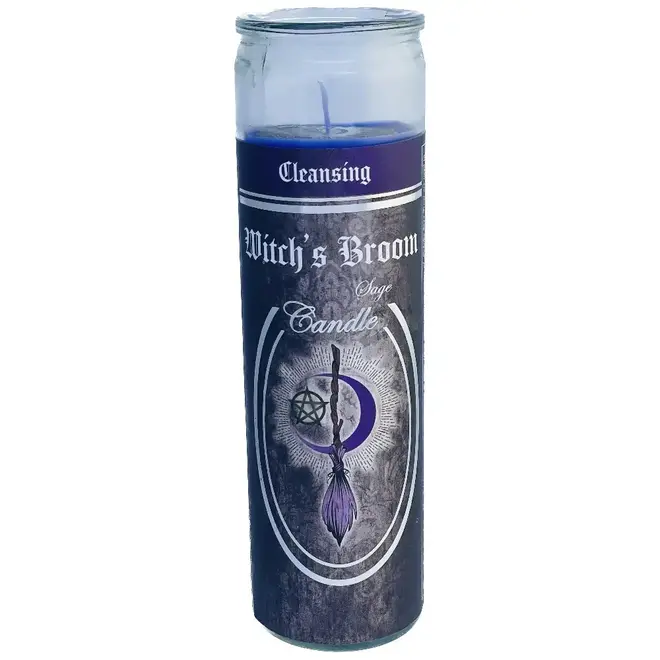 7 Day Cleansing Sage Candle Witch's Broom  Pre-Order