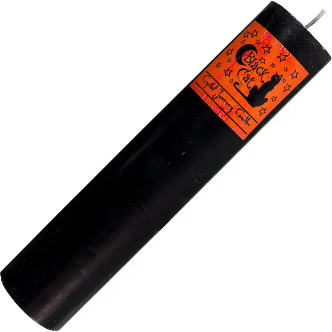 Reiki Herbal Candle Black Cat