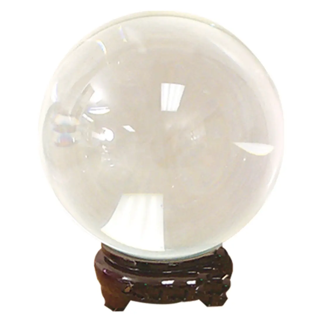 "Crystal Ball" Glass Crystal Sphere - Clear 5" Pre-Order