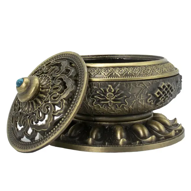 Tibetan Brass Incense Burner Pre-Order
