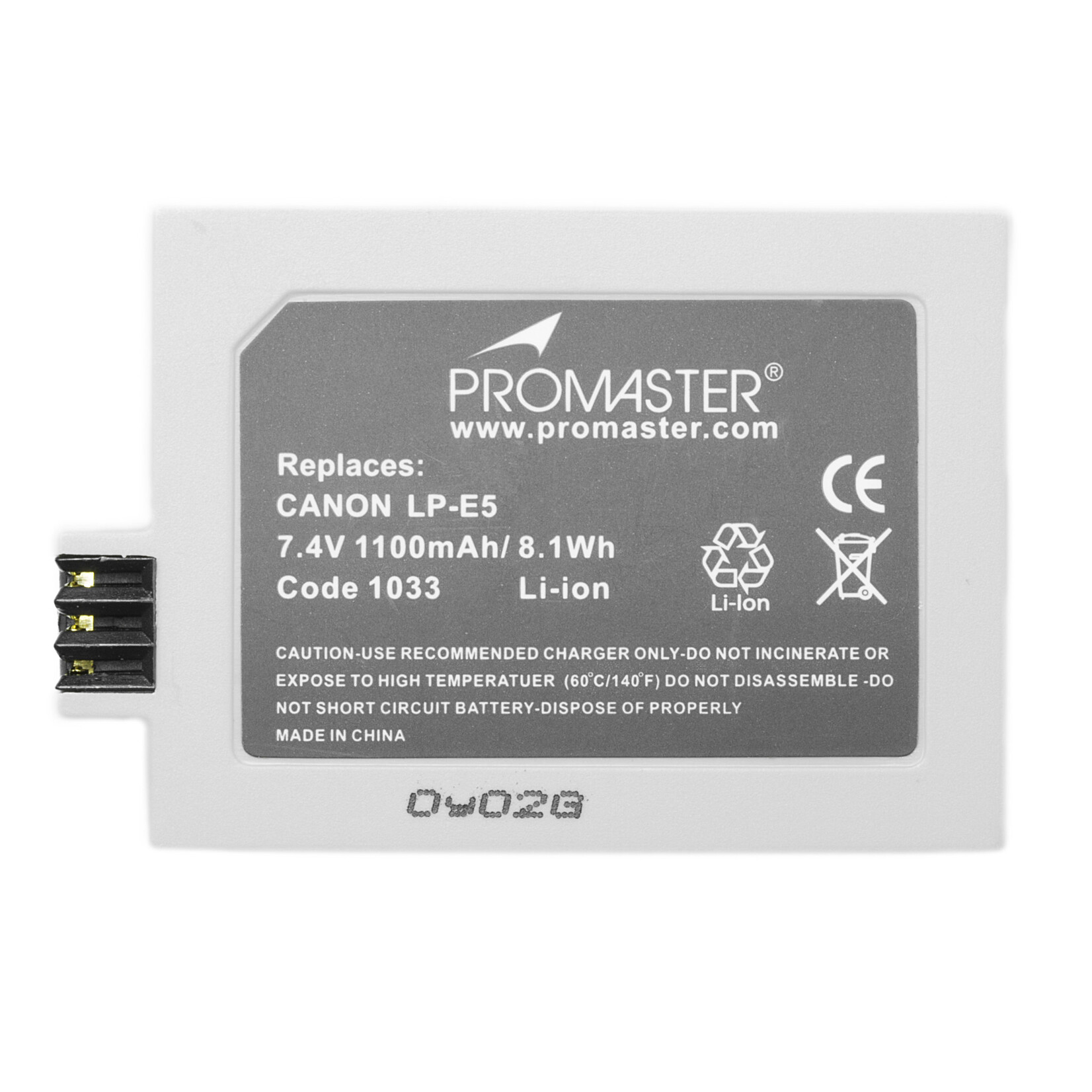 Promaster PRO LP-E5 Battery f/Canon 1033