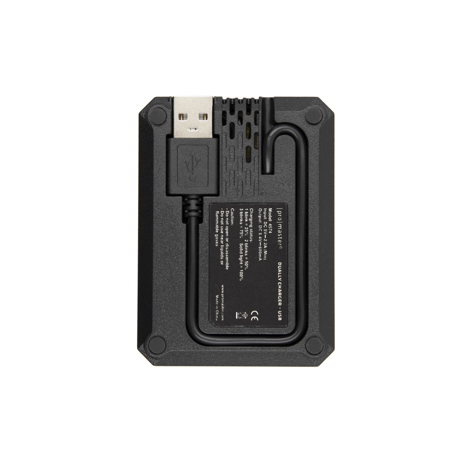 Promaster PRO Dually Charger - USB f/Fuji NPW126/S