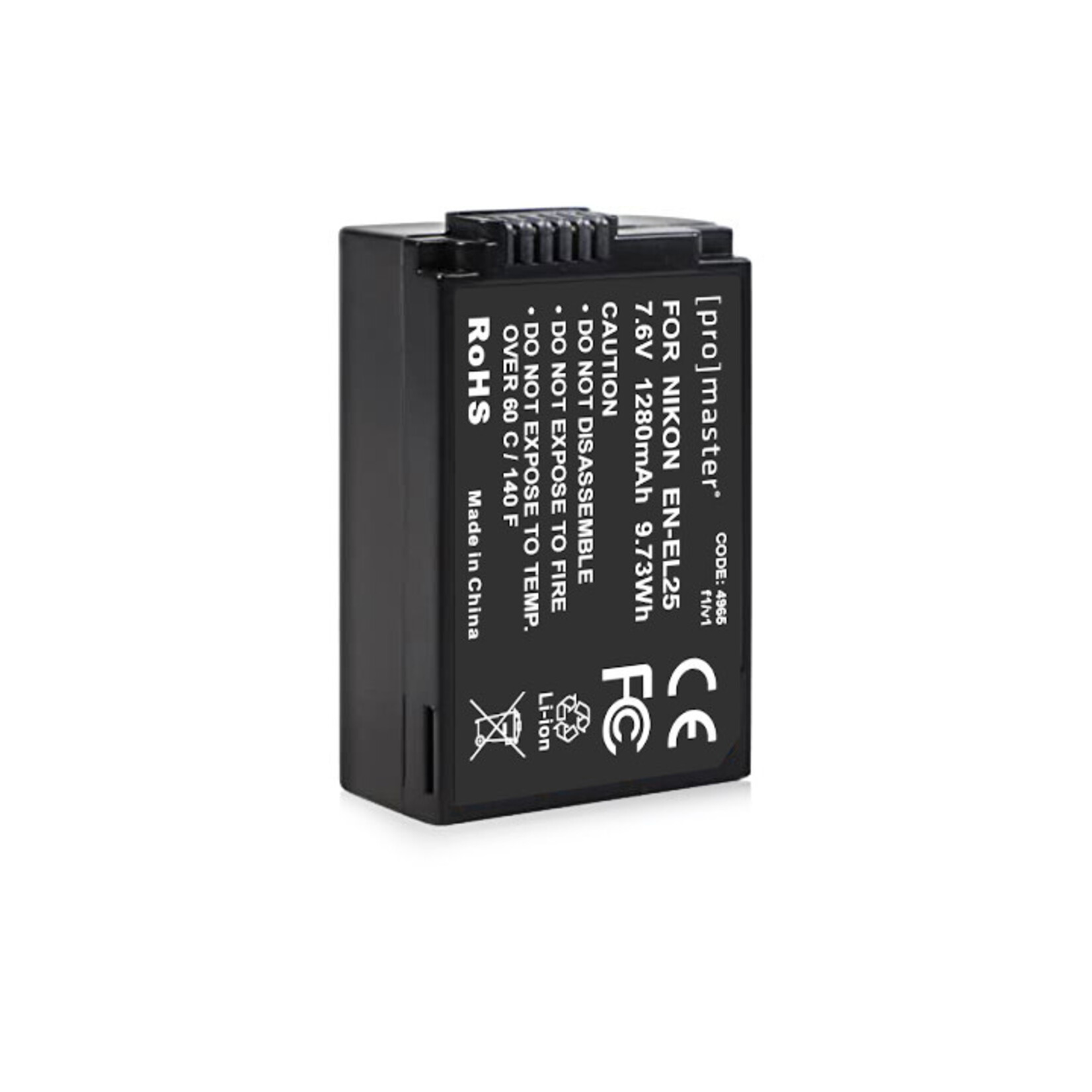 Promaster PRO EN-EL25 Battery f/Nikon 4965
