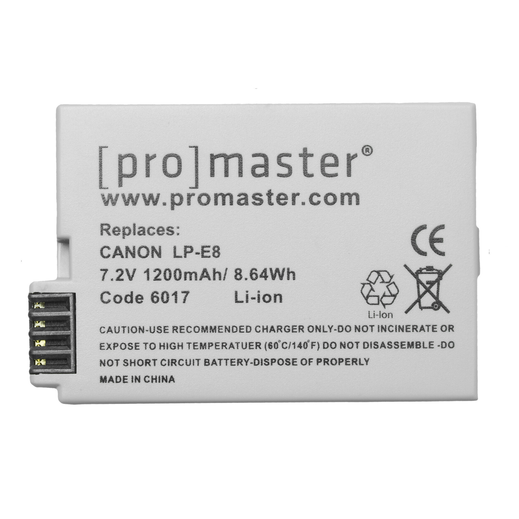 Promaster PRO LP-E8 Battery f/Canon 6017