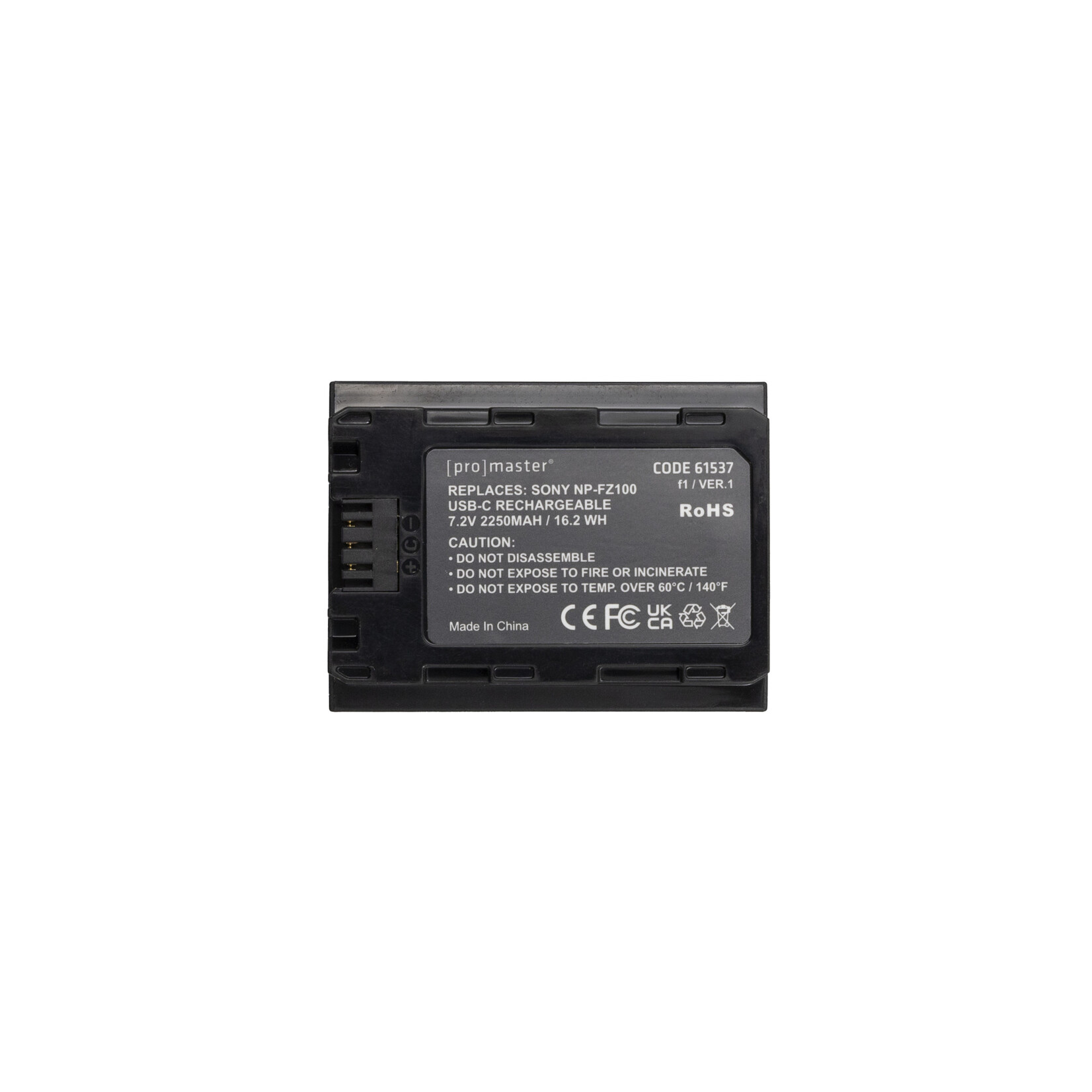 Promaster PRO NP-FZ100 f/Sony w/USB Charging Port