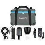 Nanlite Nanlite FORZA 60B Bicolor LED Monolight Kit Includes NPF Battery Grip w/Bowens S-Mount Adapter