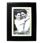GWI Frame 5x7 Leather Bonded - Black 75502