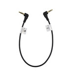 Promaster PRO Audio Cable 3.5mm TRS Male RT Angle  - 3.5mm TRS Male RT Angle 1in Straight