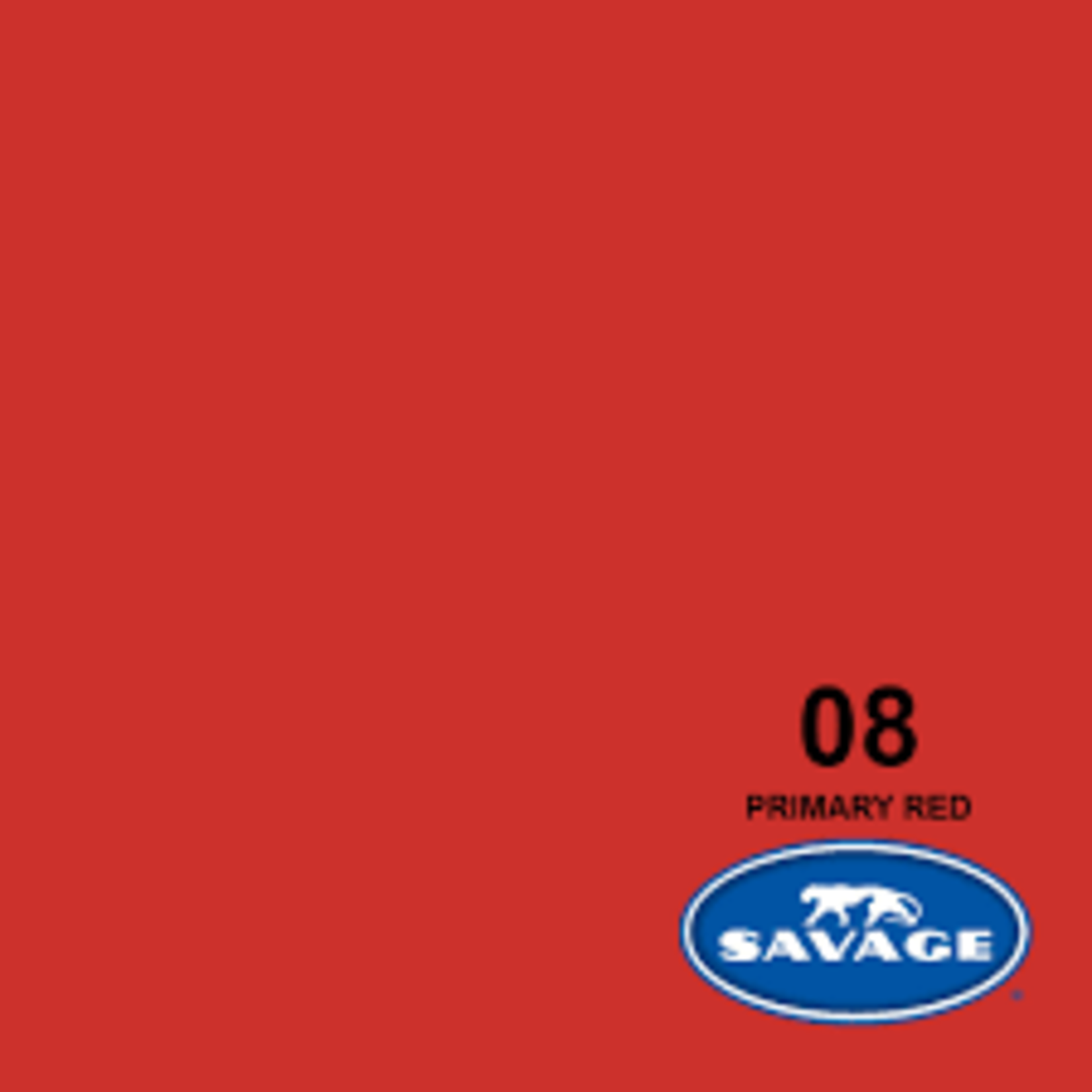 Savage 53in X 36ft Primary Red Savage Background Paper