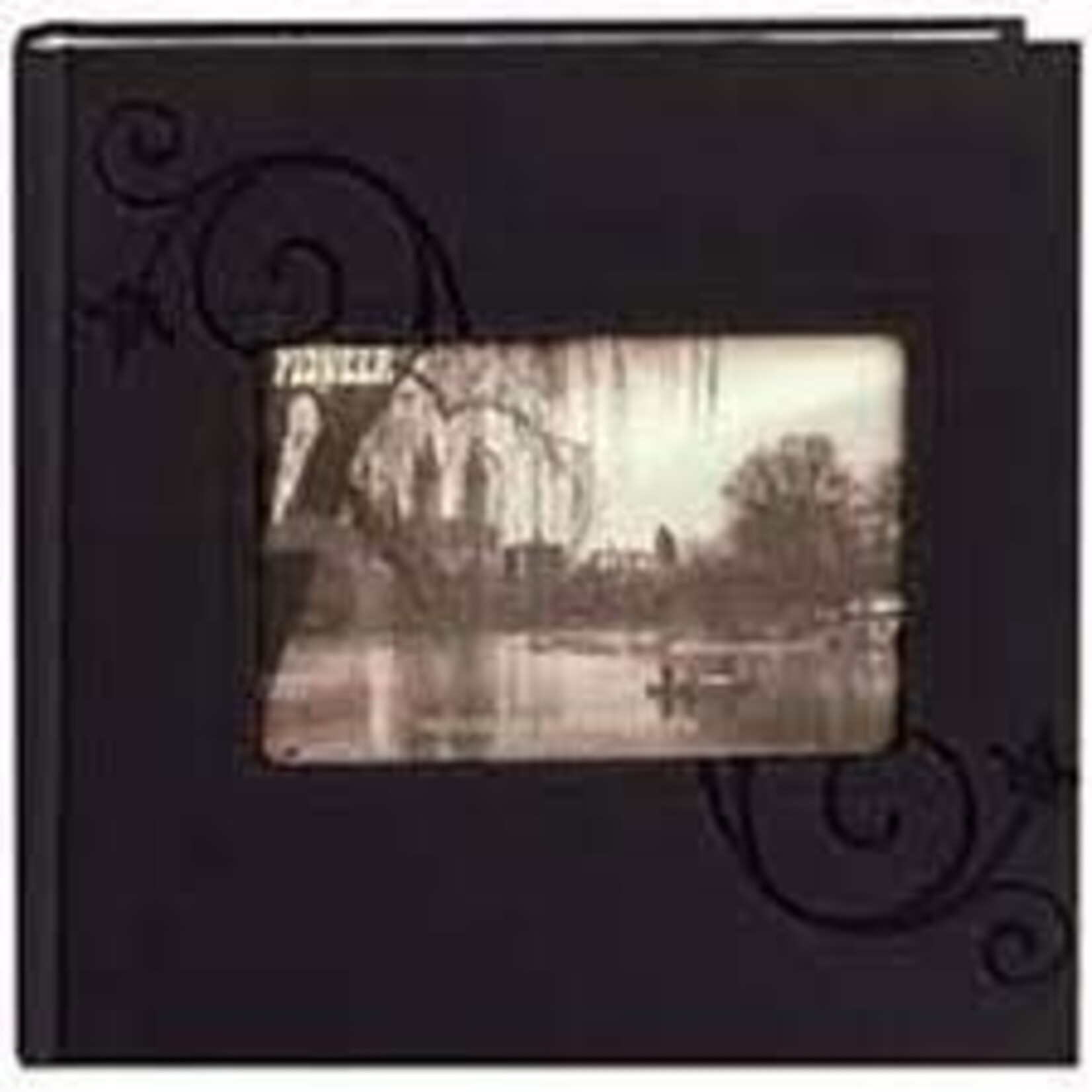 Pioneer Album Floral Embossed Memo Black - 4x6/200 DA200EFBK