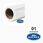 Savage 107in x 36ft Super White Savage Background Paper