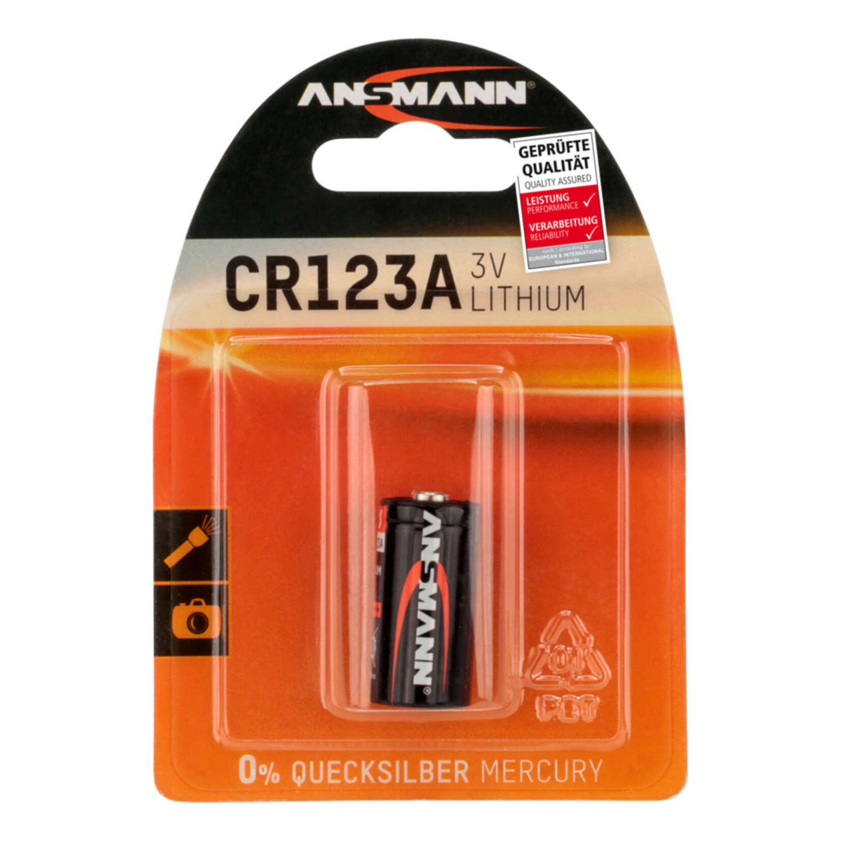 Ansmann Ansmann CR123A 3V Lithium Battery