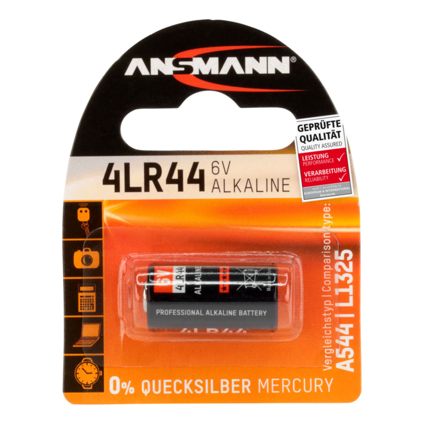Ansmann Ansmann 4LR44 PS28 A544 6v Alkaline 3138